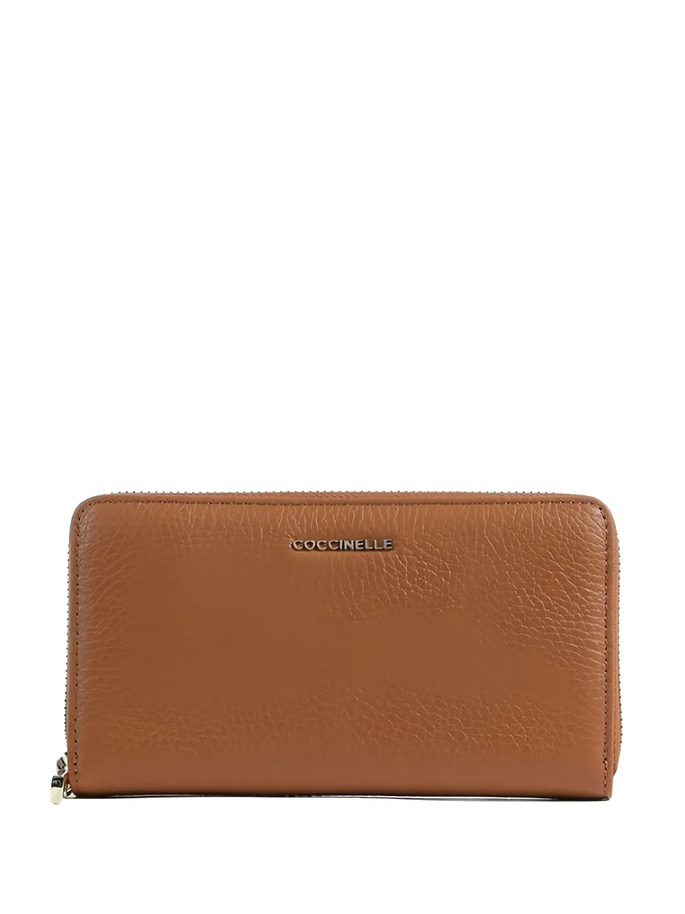 Coccinelle Zip-around Leather Wallet In Brown