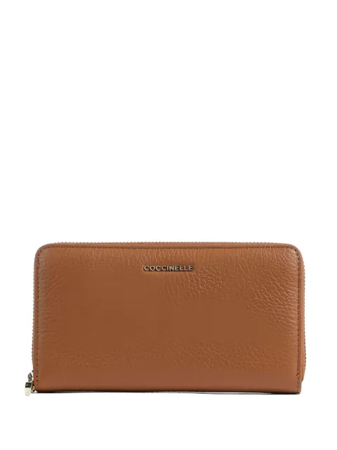 Coccinelle zip-around leather wallet
