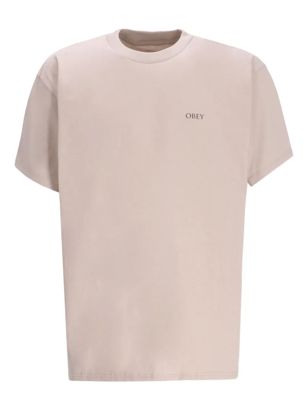 Obey print T-shirt | Neutrals | Image 1