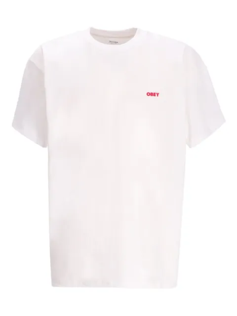 Obey playera de algodón