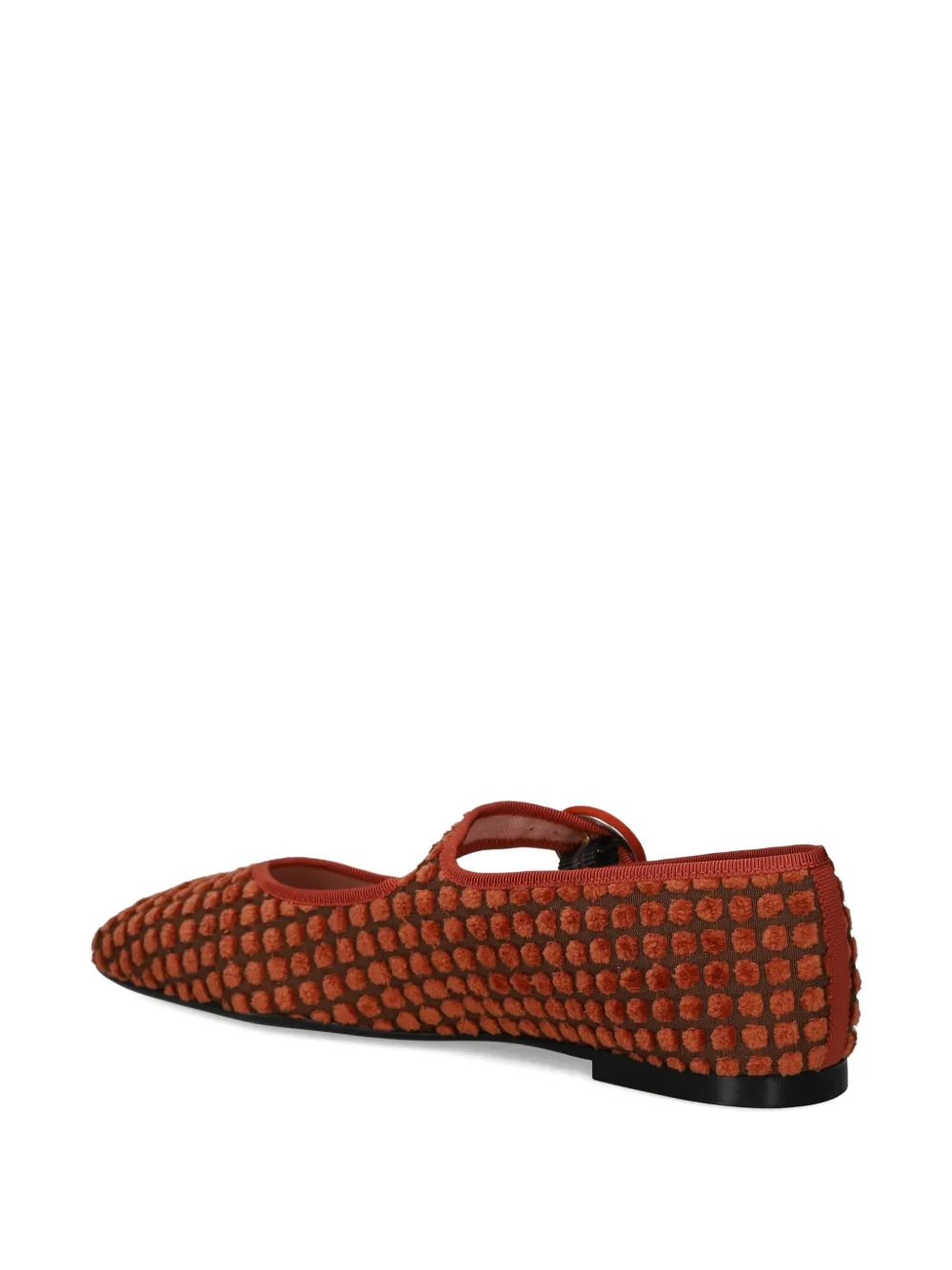 Pretty Ballerinas Georgia buckle-detail ballet flats Red