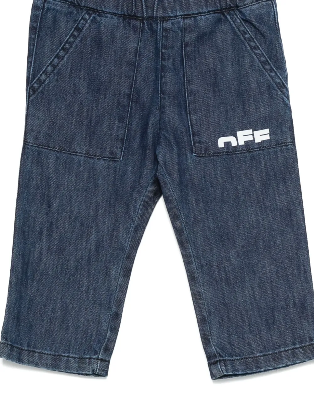  Off-white Kids Vaqueros Rectos - Azul 