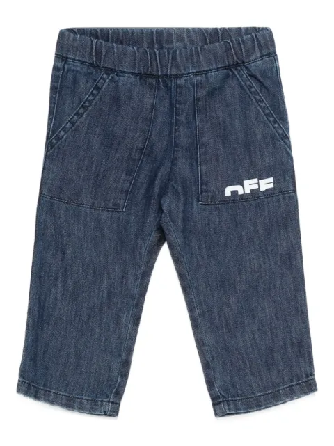 Off-White Kids straight-leg jeans