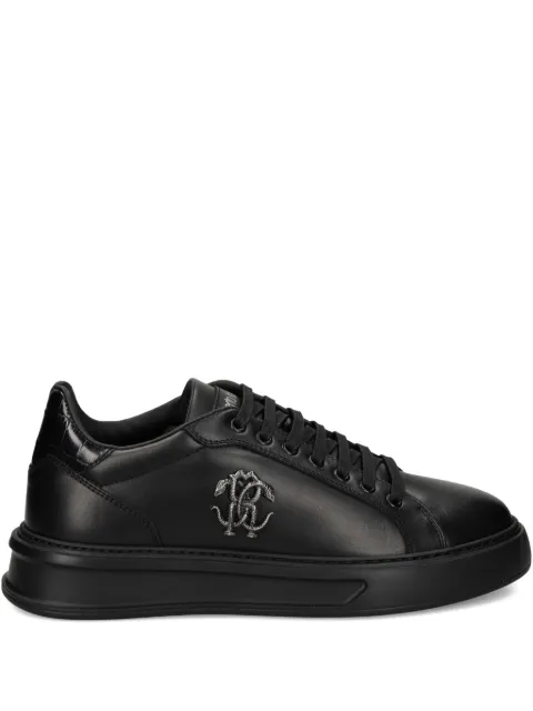 Roberto Cavalli logo-plaque platform sneakers