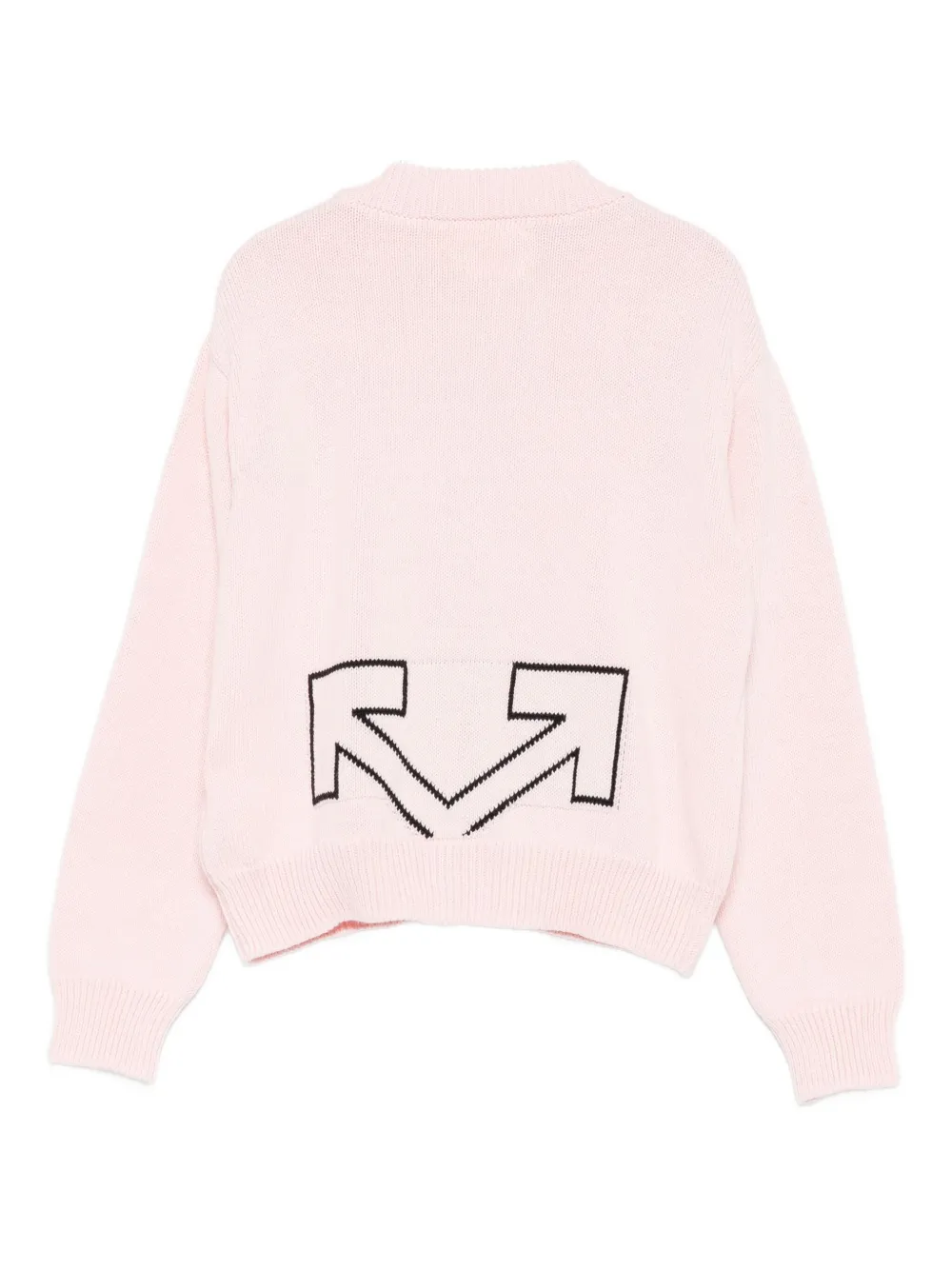 Off-White logo-detail button cardigan | Girls Cardigans | Image 2