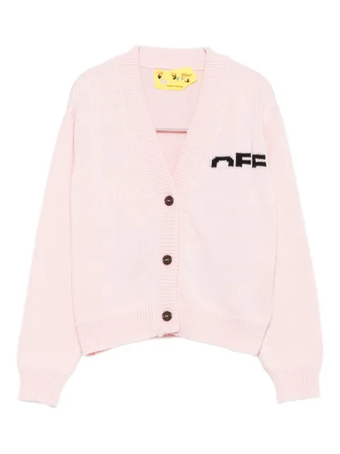 Off-White logo-detail button cardigan