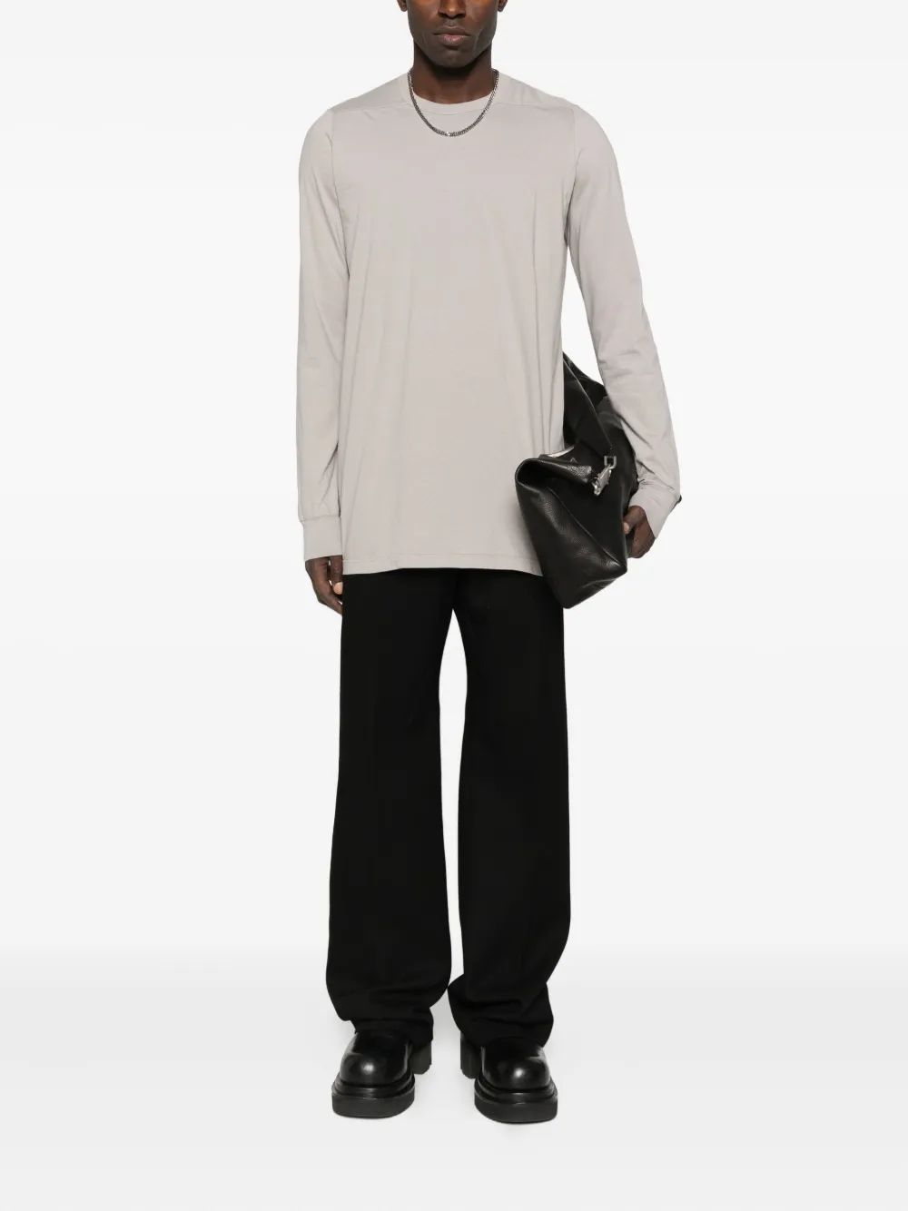 Rick Owens T-shirt met lange mouwen - Beige