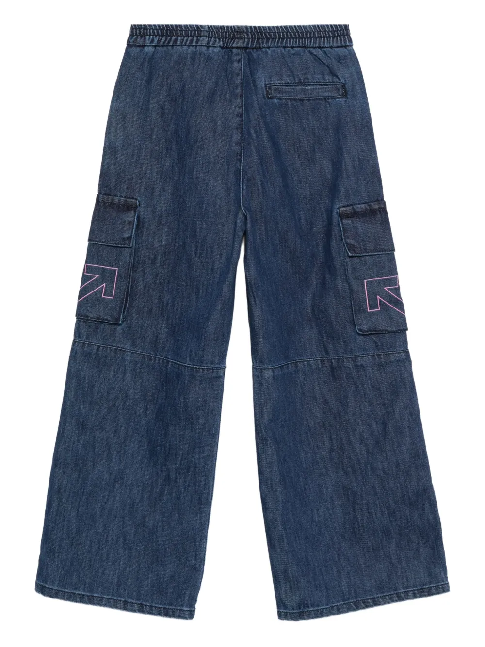 Off-White Kids cargo-print elastic-waist trousers | Girls Casual Trousers | Image 2