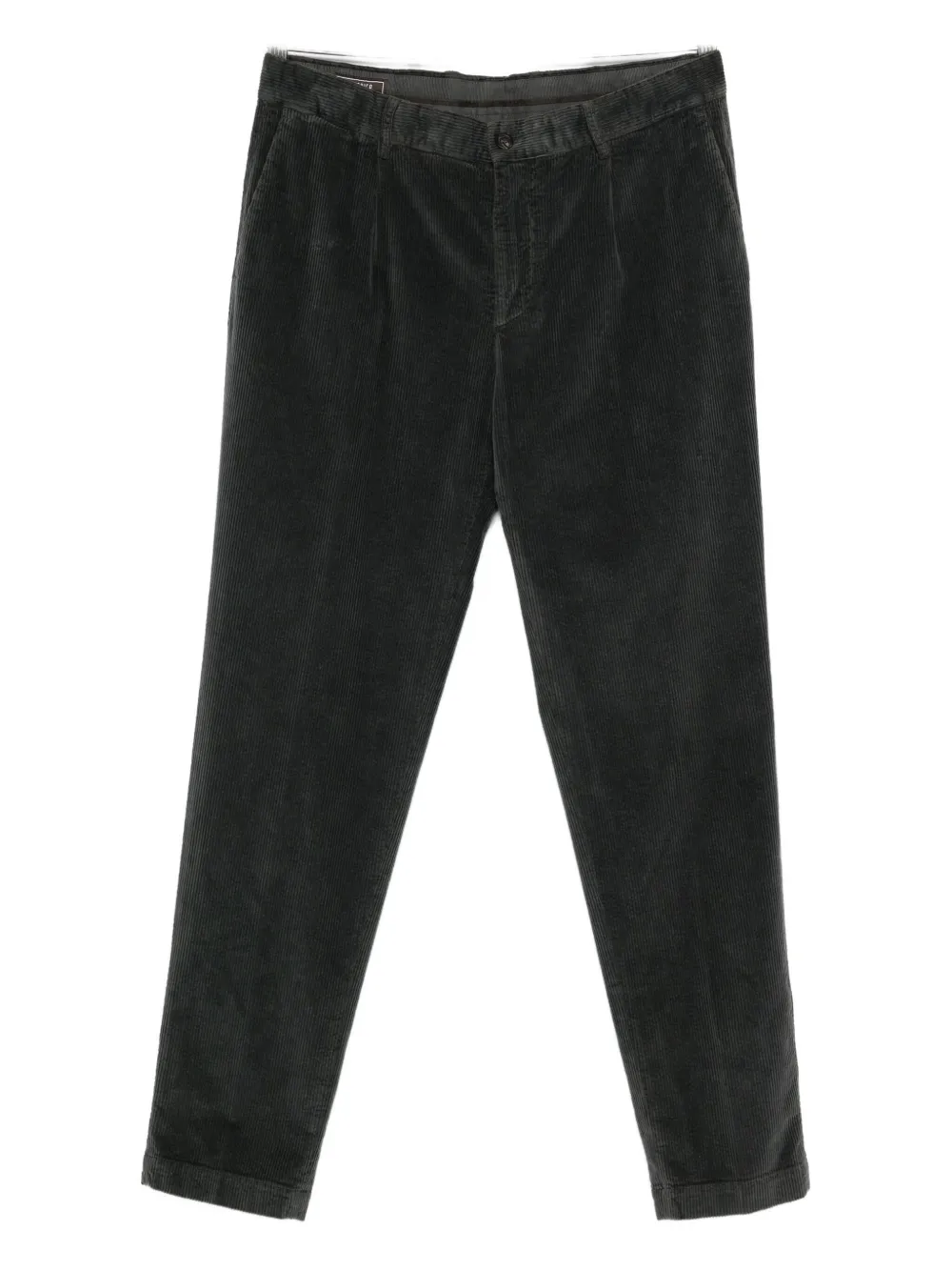 Peserico pleated corduroy pants | Black | Image 1