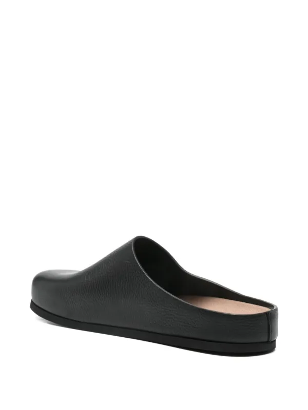 Common Projects Leather Mules | Black | FARFETCH