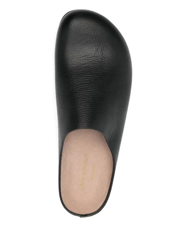 Common Projects Leather Mules | Black | FARFETCH