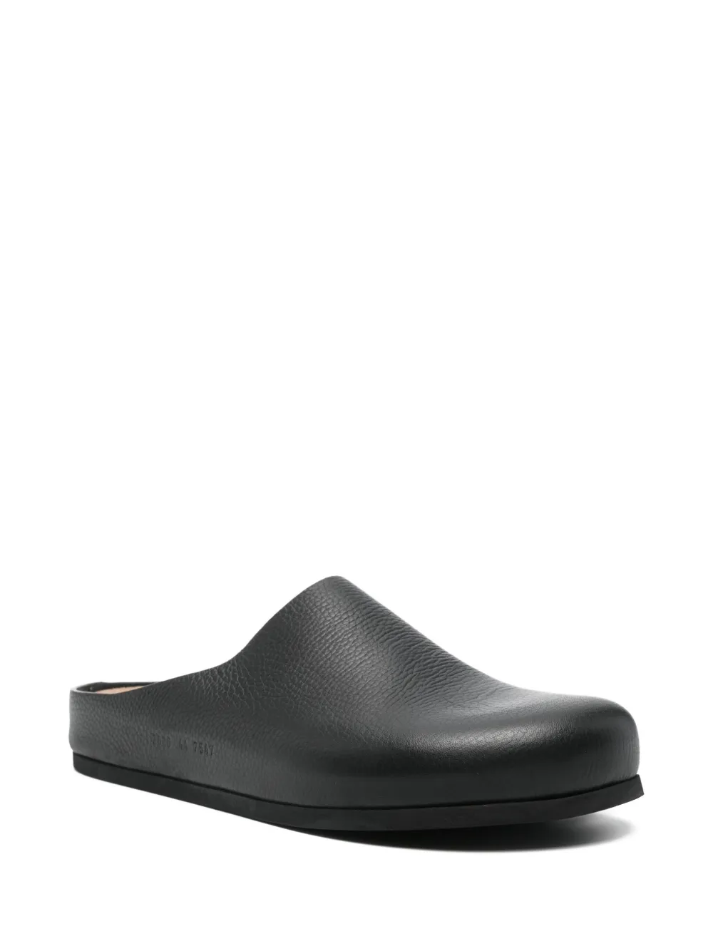 Common Projects leather mules Black