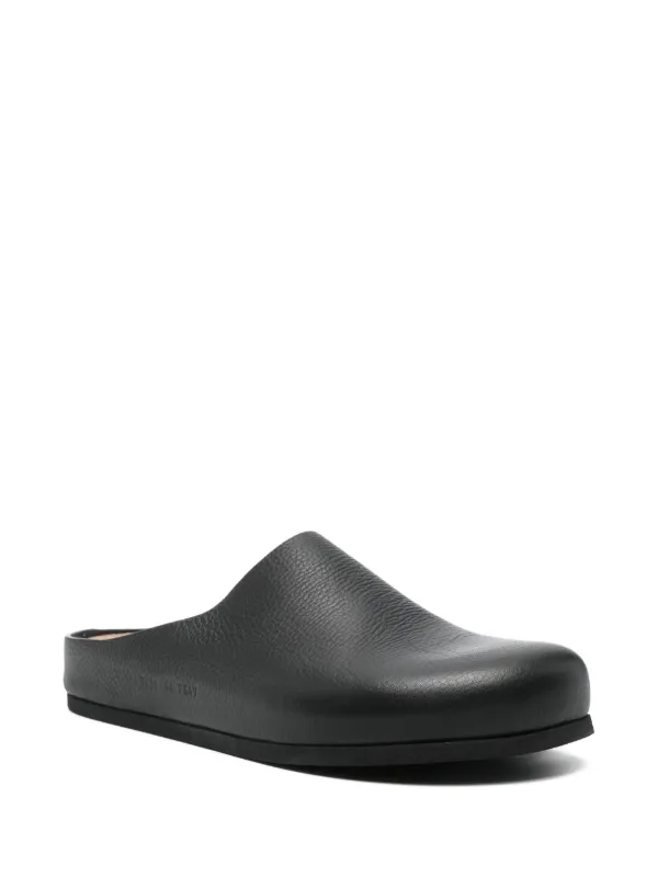 Common Projects Leather Mules | Black | FARFETCH