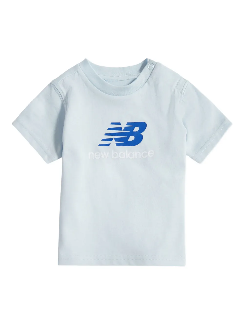 New Balance Kids ロゴ Tシャツ - ブルー
