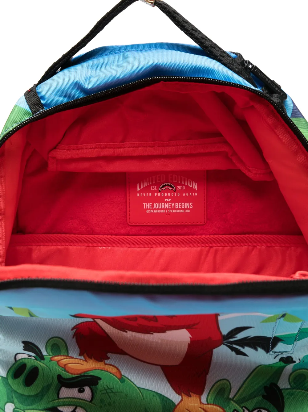 sprayground kid Angry Birds rugzak Groen