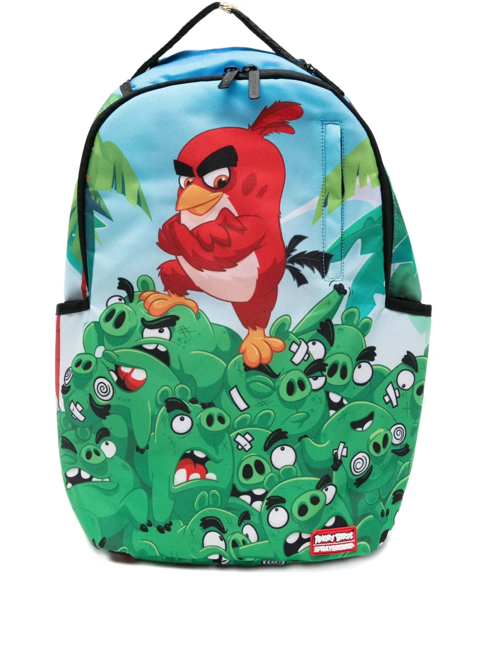sprayground kid Angry Birds backpack - Verde