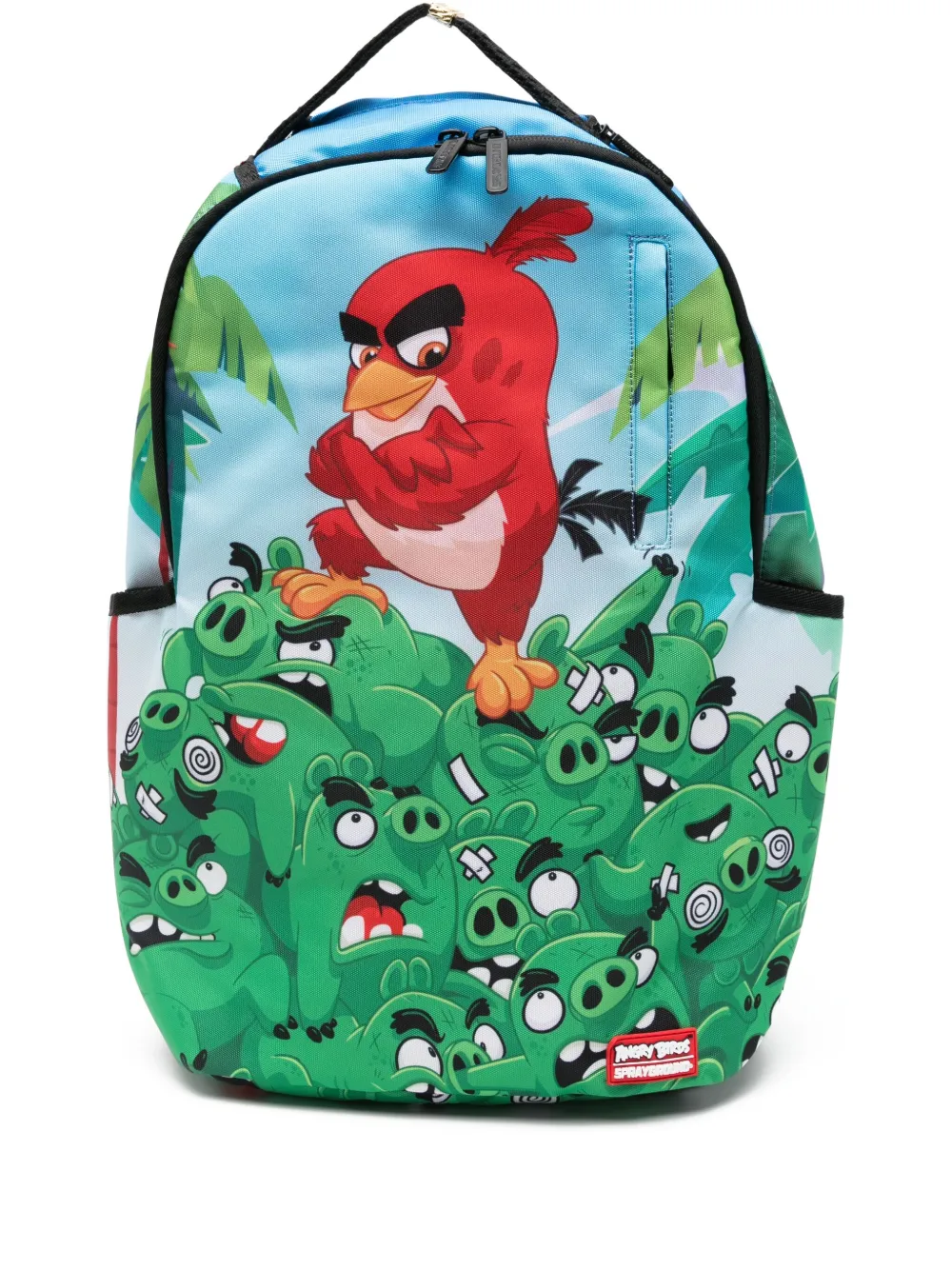 sprayground kid Angry Birds backpack | Green | Image 1