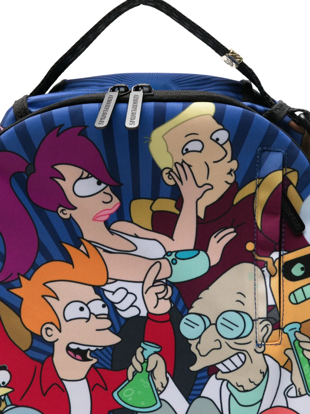 sprayground kid Futurama rugzak Blauw