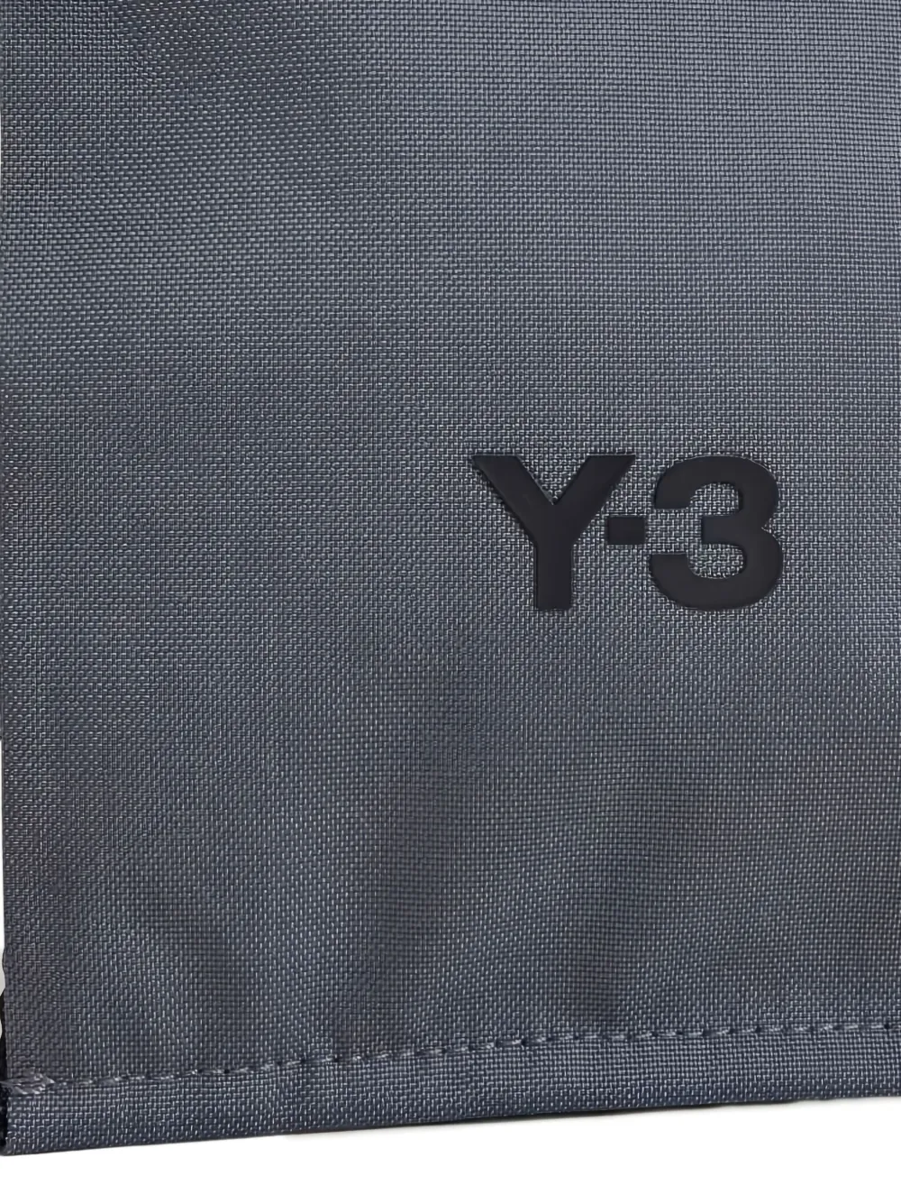 Y-3 Buidel met logoprint Grijs