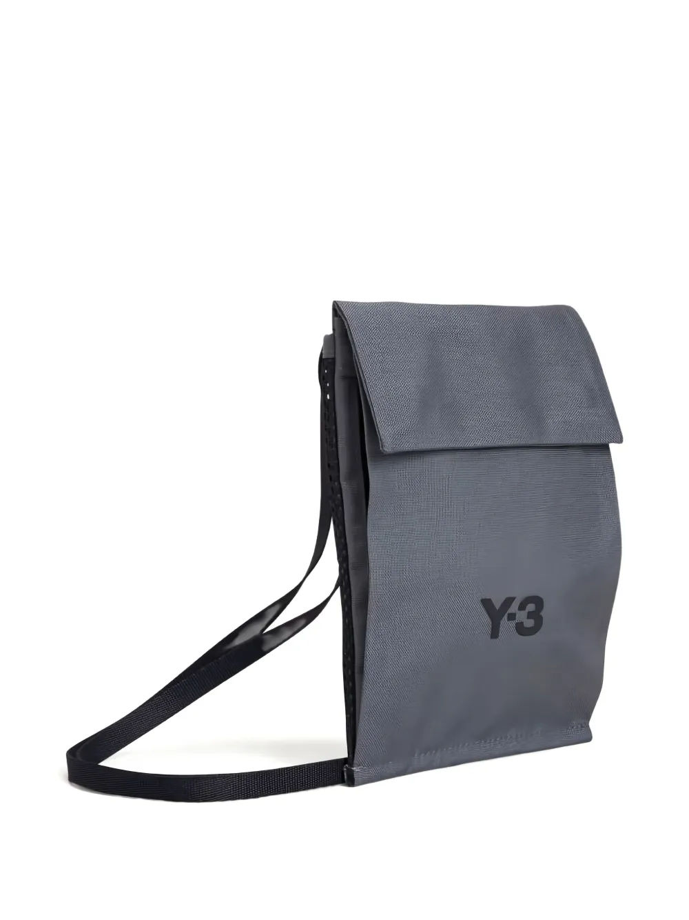 Y-3 Buidel met logoprint Grijs