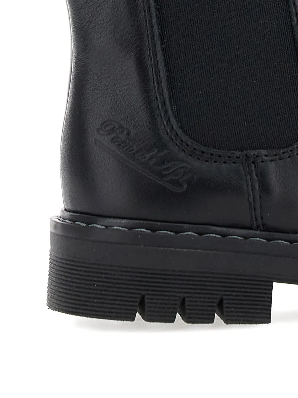 Pom D'api zip chelsea boots Black