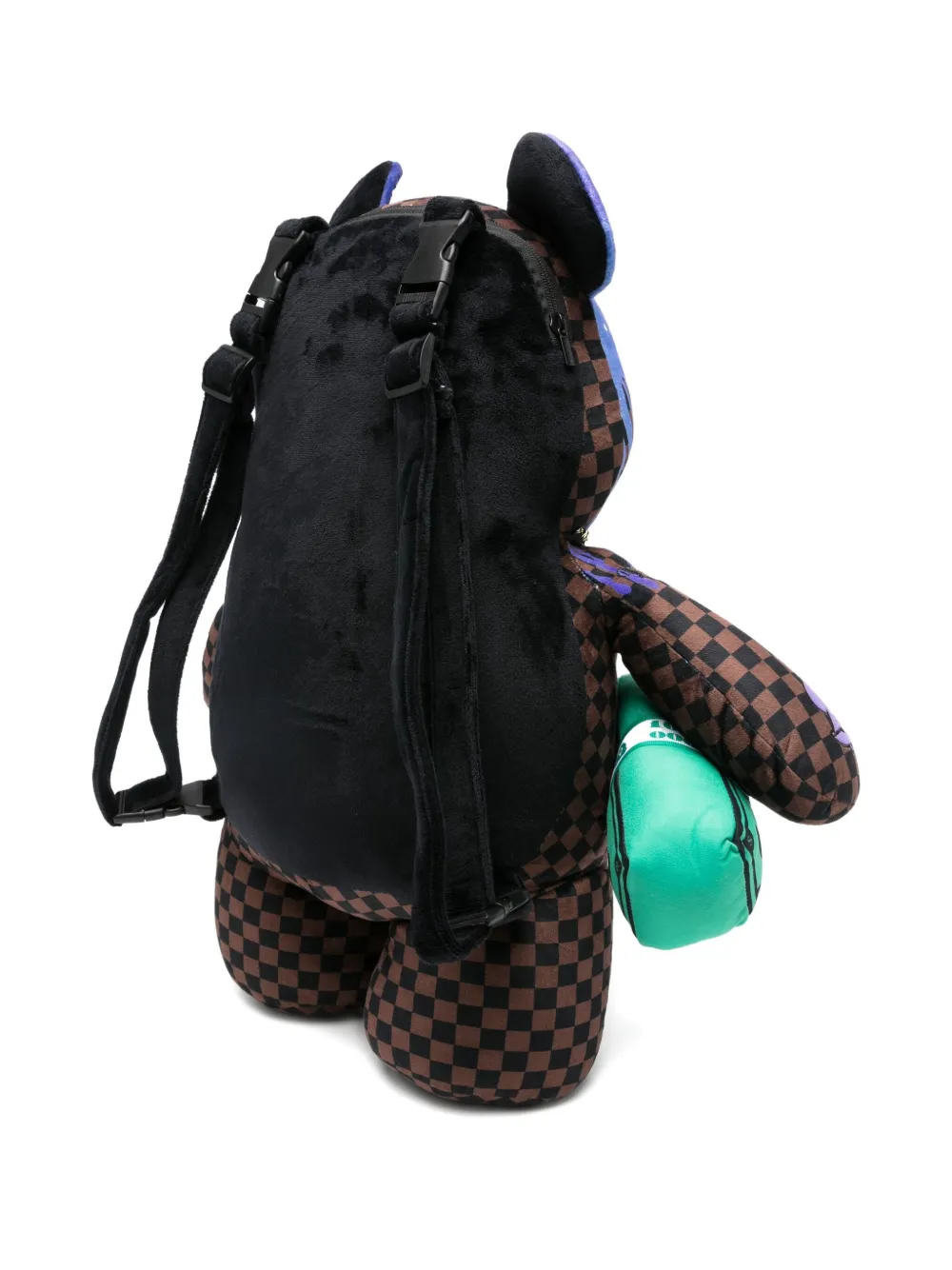Sprayground Lost In Space Drip Moneybear Teddy Bear Backpack In Brown