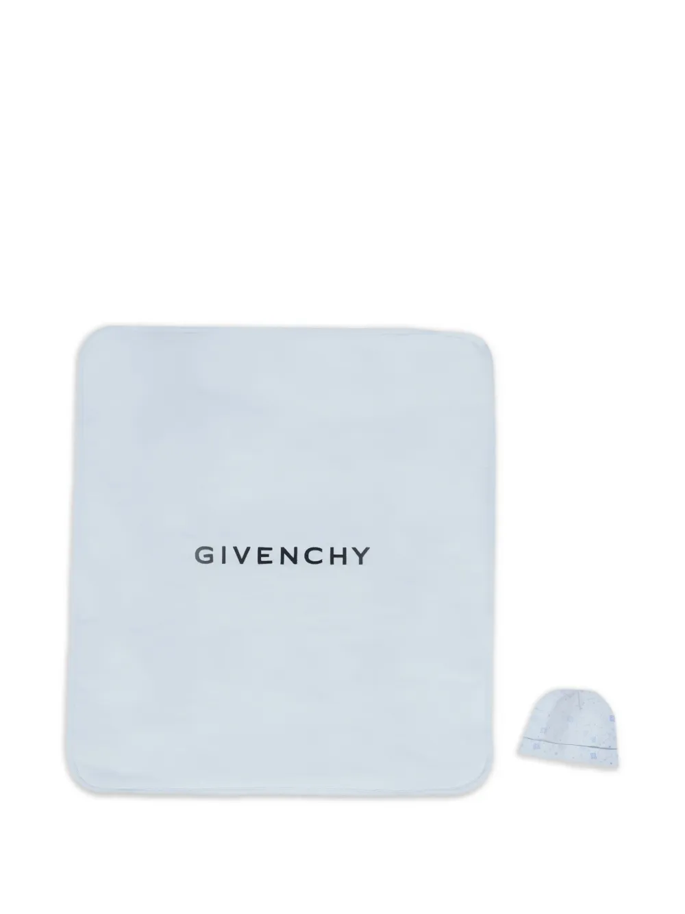 Givenchy Logo-print Star-pattern Baby Set In Blue