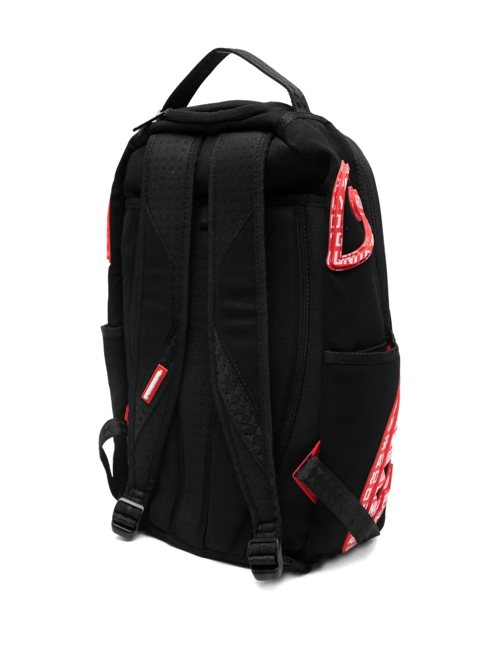Sprayground kid shark-print backpack - Zwart