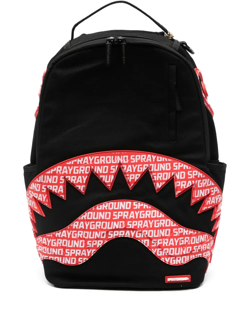 sprayground kid shark-print backpack | Black | Image 1