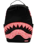 sprayground kid shark-print backpack - Black