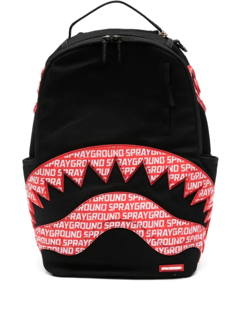 sprayground kid shark-print backpack