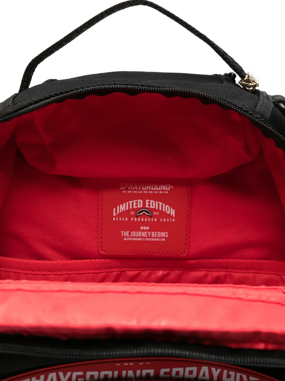 sprayground kid Rugzak met print Zwart