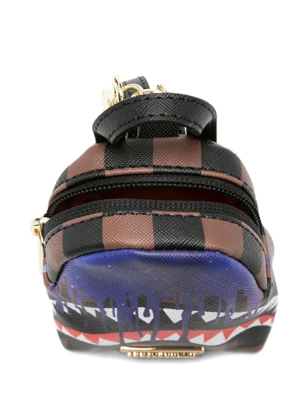 Sprayground Kid Check-pattern Keyring In Multi