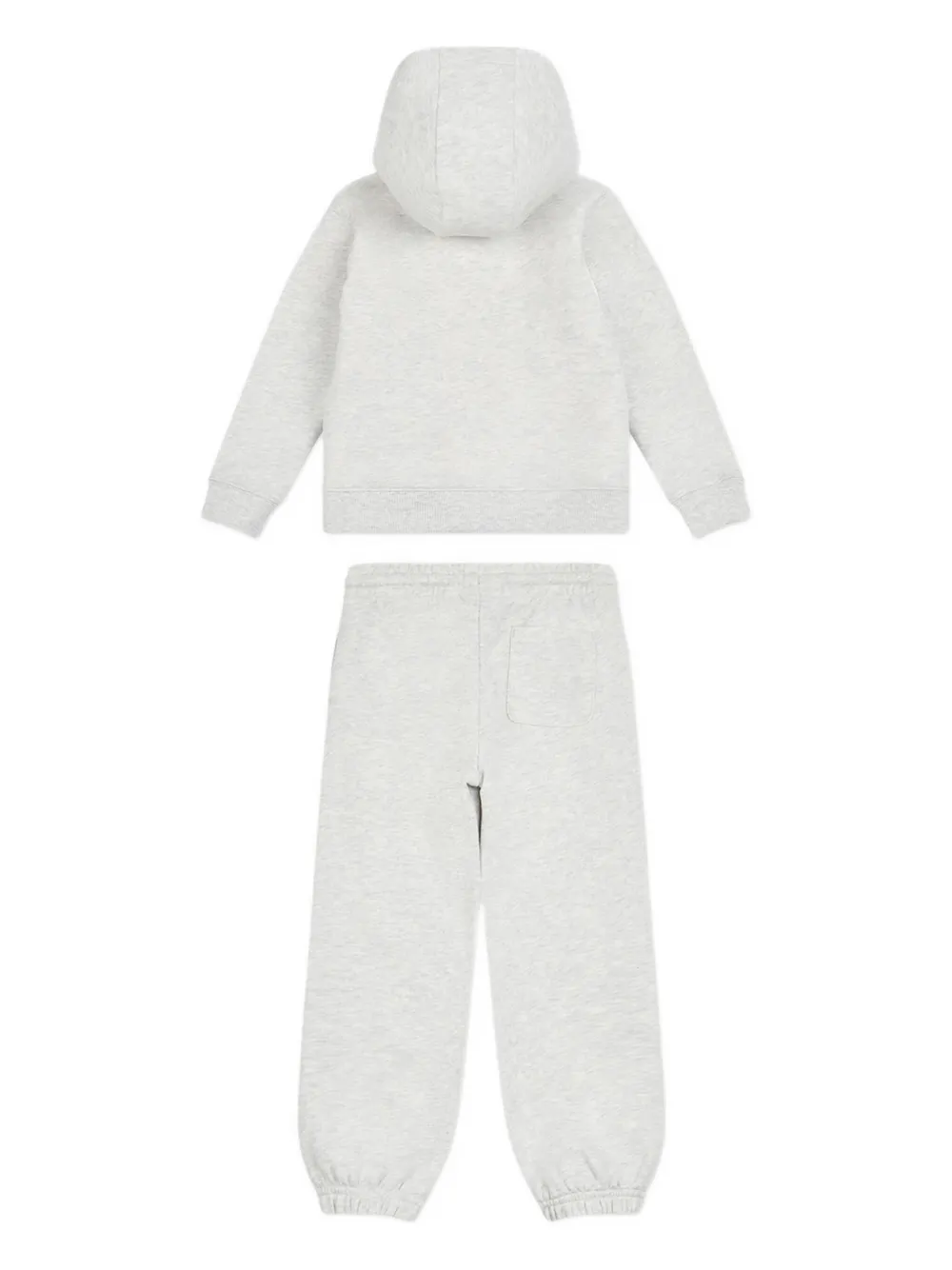 New Balance Girls T-shirt And Tracksuit Set In Gray