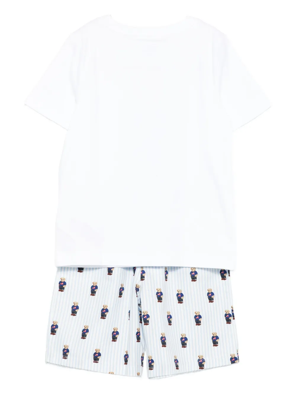POLO RALPH LAUREN KIDS polo-bear striped pajamas | Teen Boy Clothing | Image 2
