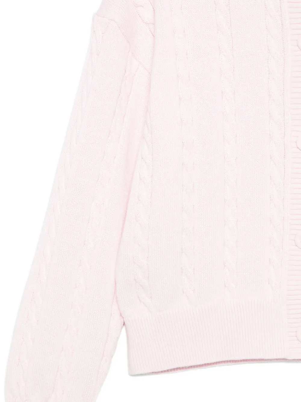 Tommy Hilfiger Junior Kabelgebreid vest Roze