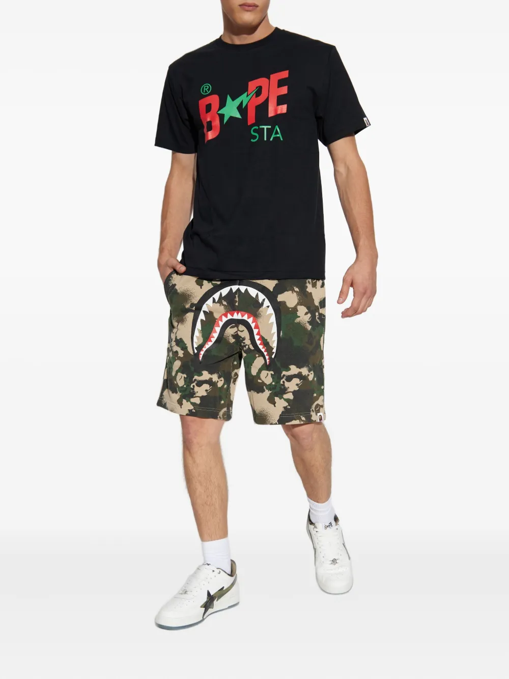 A BATHING APE Bape Sta T-shirt - Zwart
