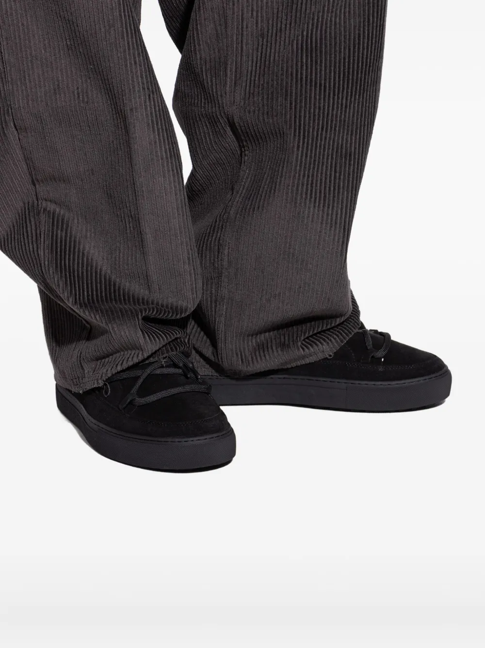 Inuikii Classic Low Lace-up Boots In Black