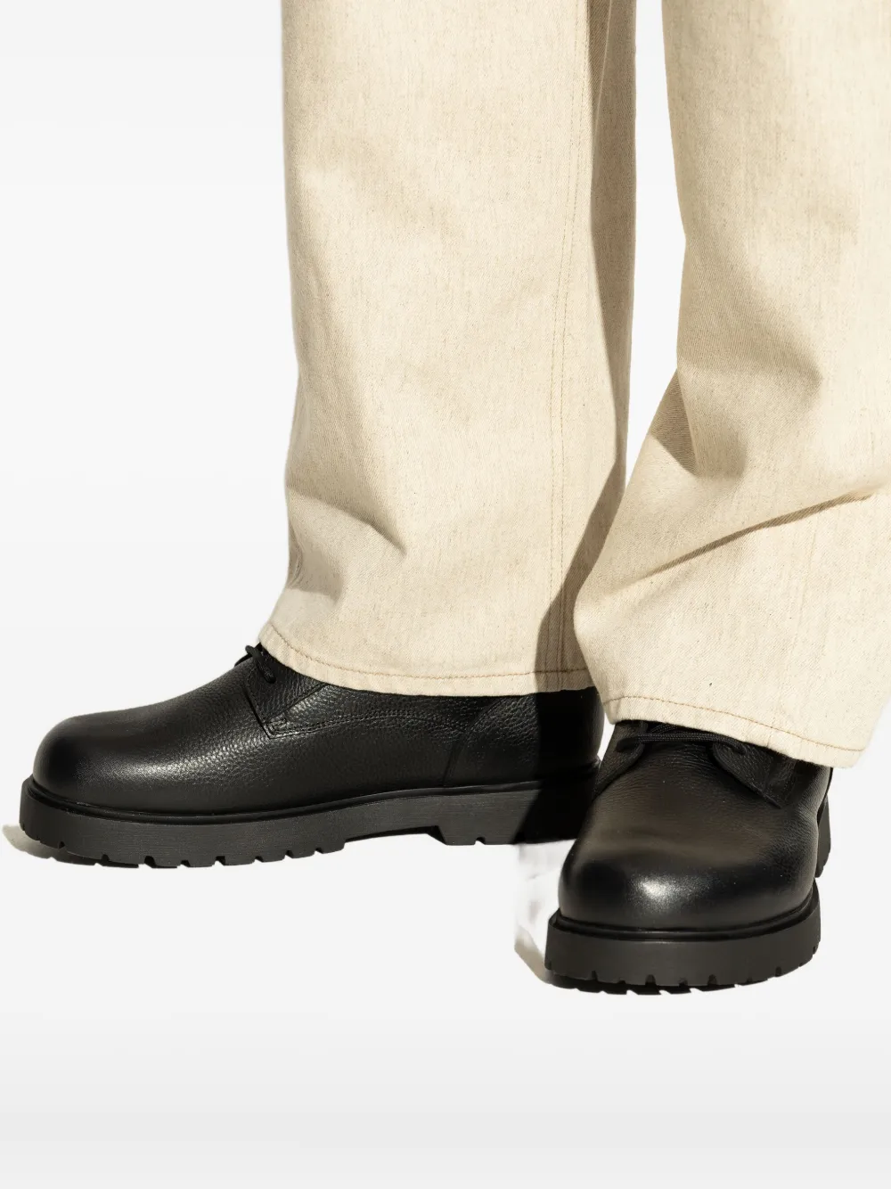Birkenstock Highwood lace-up leather boots Black