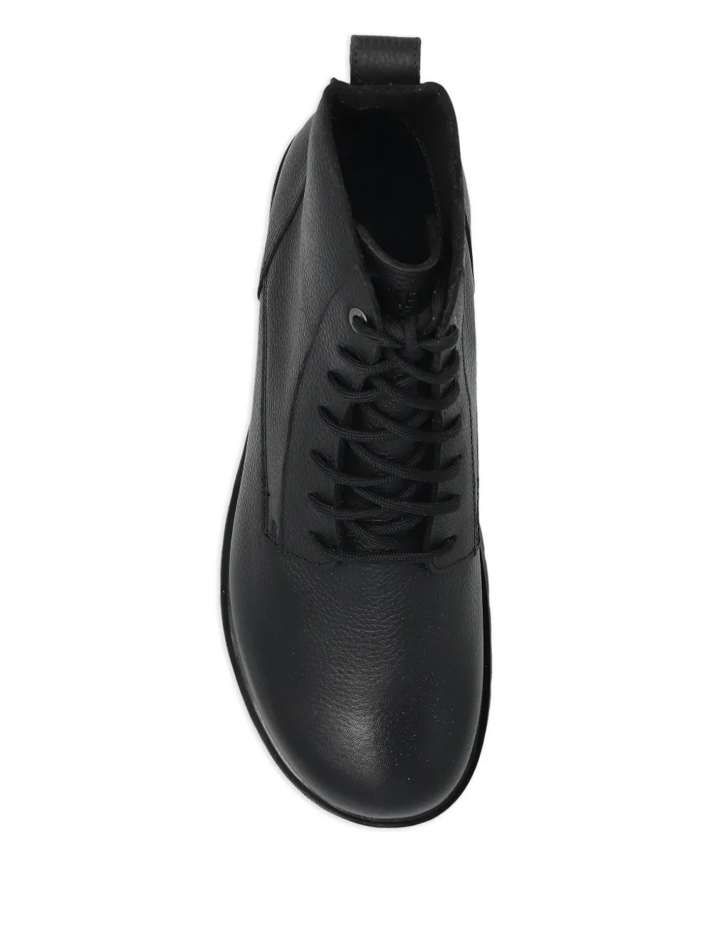 Birkenstock Highwood leren veterlaarzen Zwart