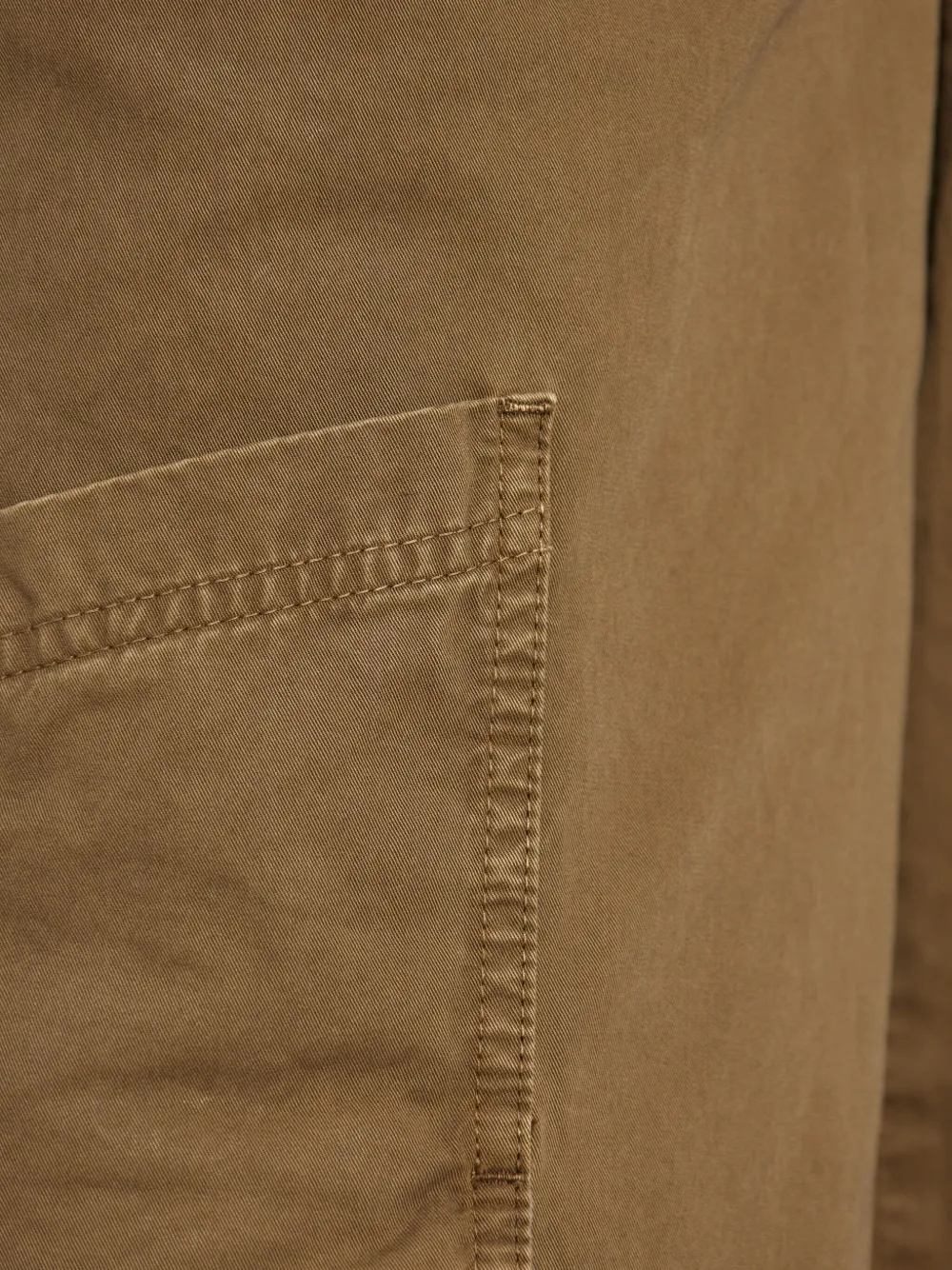 Off-white Garment Dyed Cargo Trousers In Brown