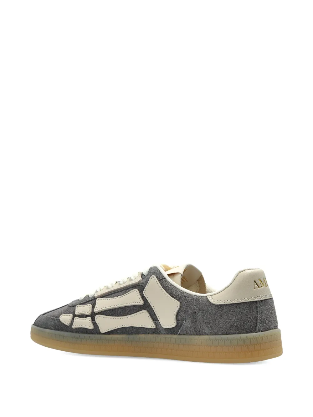 AMIRI skeleton-detail suede trainers Grey