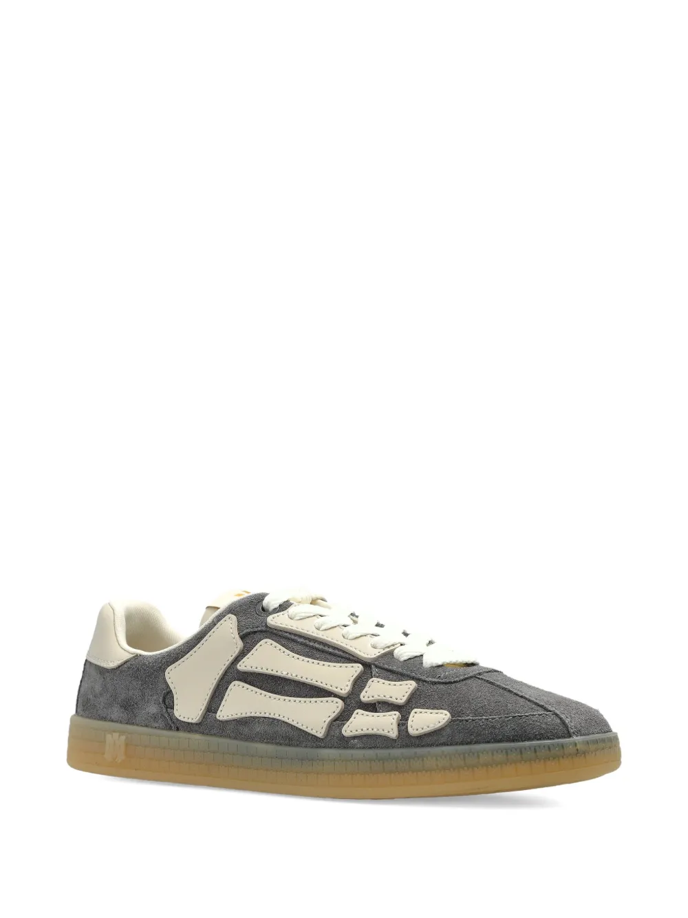 AMIRI skeleton-detail suede trainers Grey