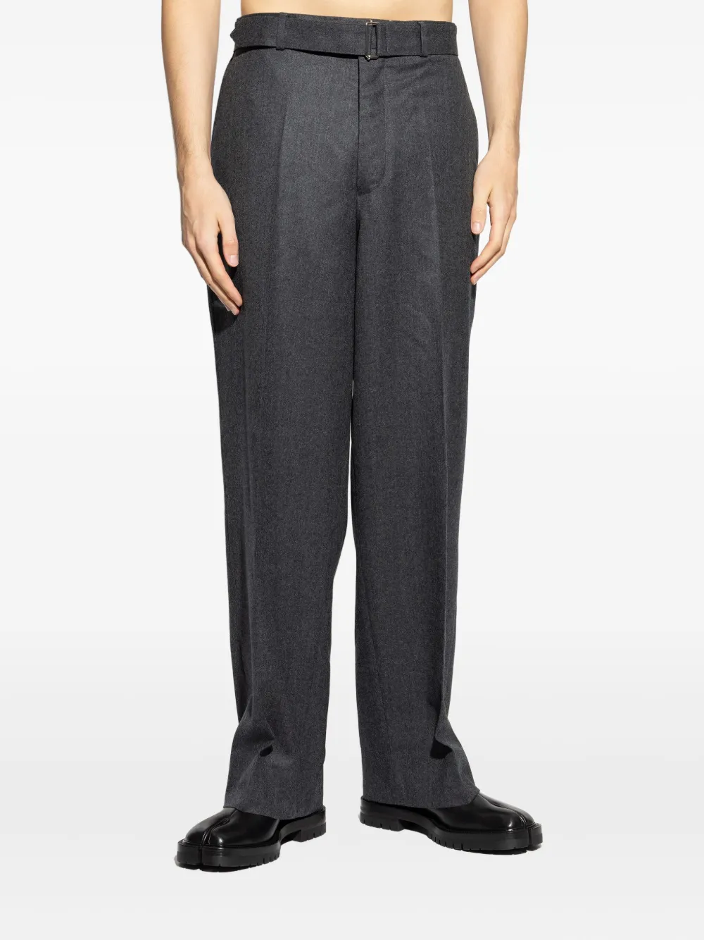 Officine Generale Broek met riemsluiting Grijs