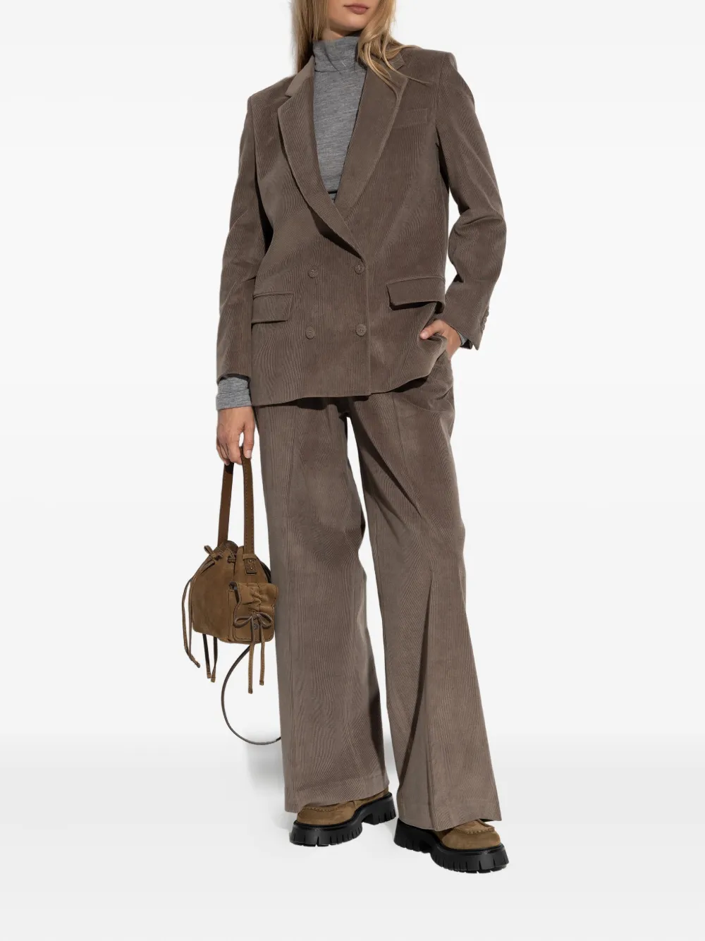 Officine Generale double-breasted corduroy jacket | Fitted Jackets | Image 2