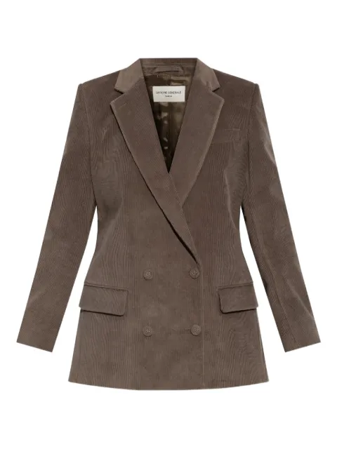 Officine Generale double-breasted corduroy jacket