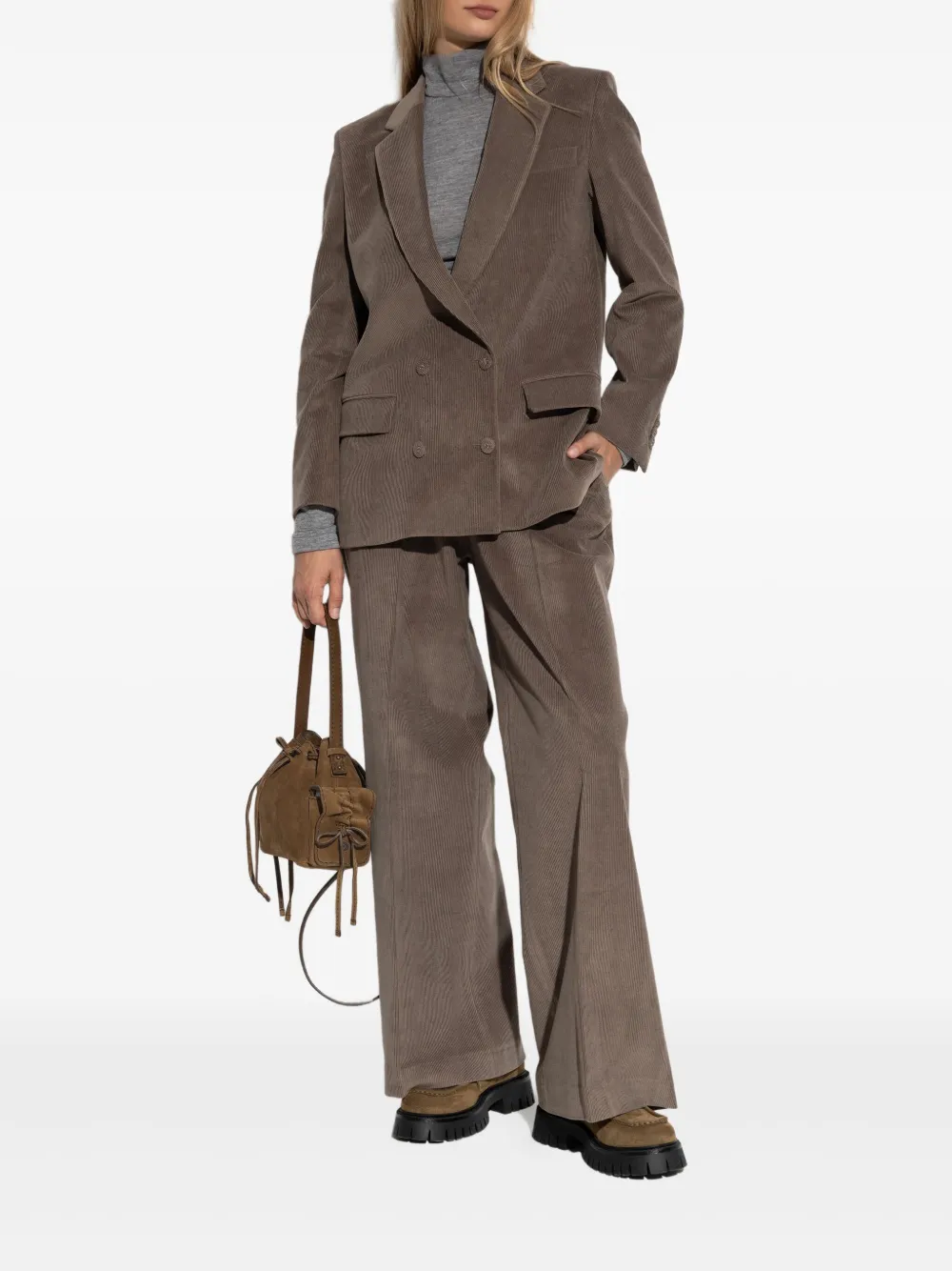 Officine Generale double-breasted corduroy jacket | Chamarras ajustadas | Image 2