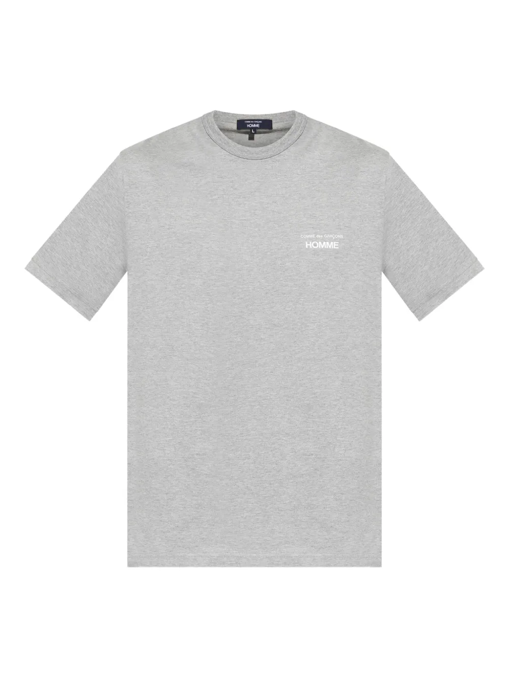 Comme des Garçons Homme logo-print cotton T-shirt | Grey | Image 1