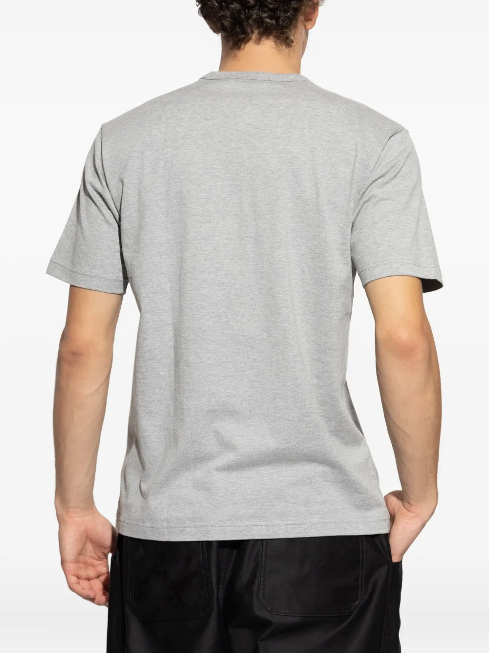 Comme des Garçons Homme Katoenen T-shirt met logoprint Grijs