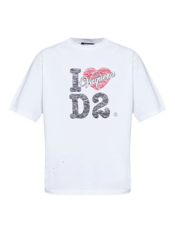 DSQUARED2 x Vaquera Tシャツ | ホワイト | FARFETCH JP
